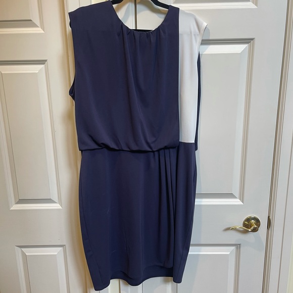 Dkny Dresses & Skirts - DKNY Navy And White Colorblock Dress